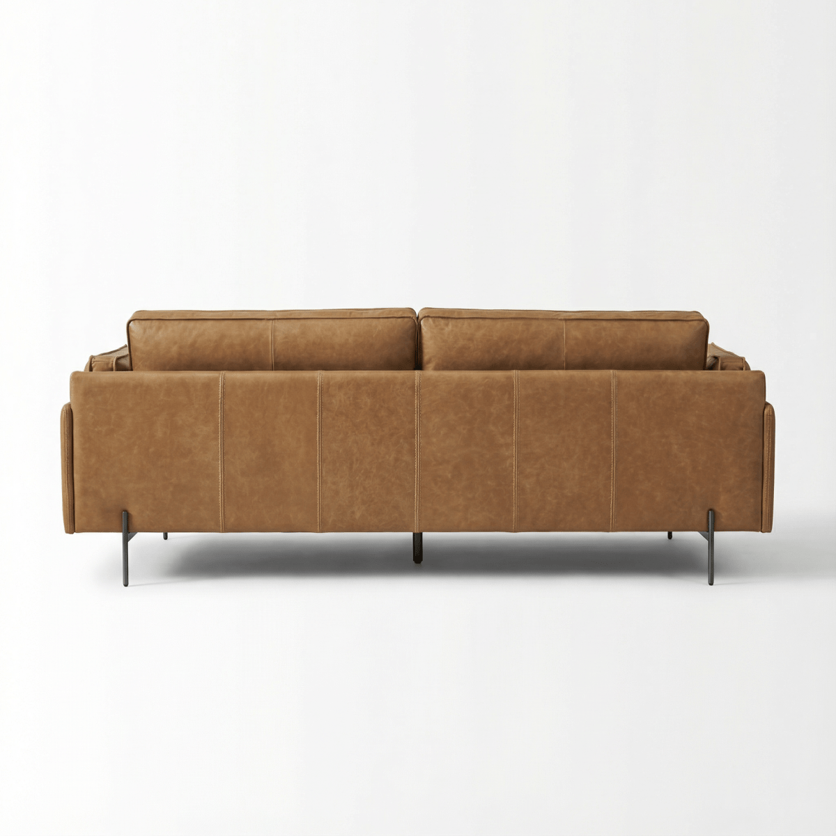 Hudson Leather Sofa - FURNIBLE.