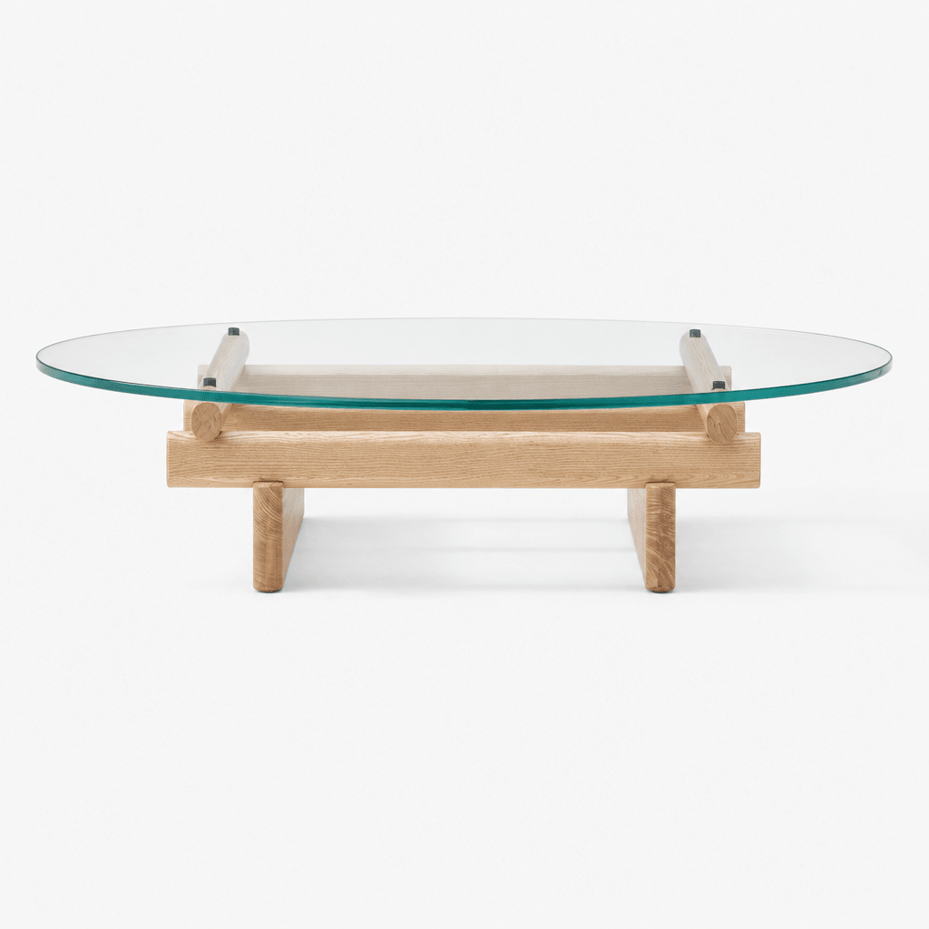 Lattice Glass Coffee Table - FURNIBLE.