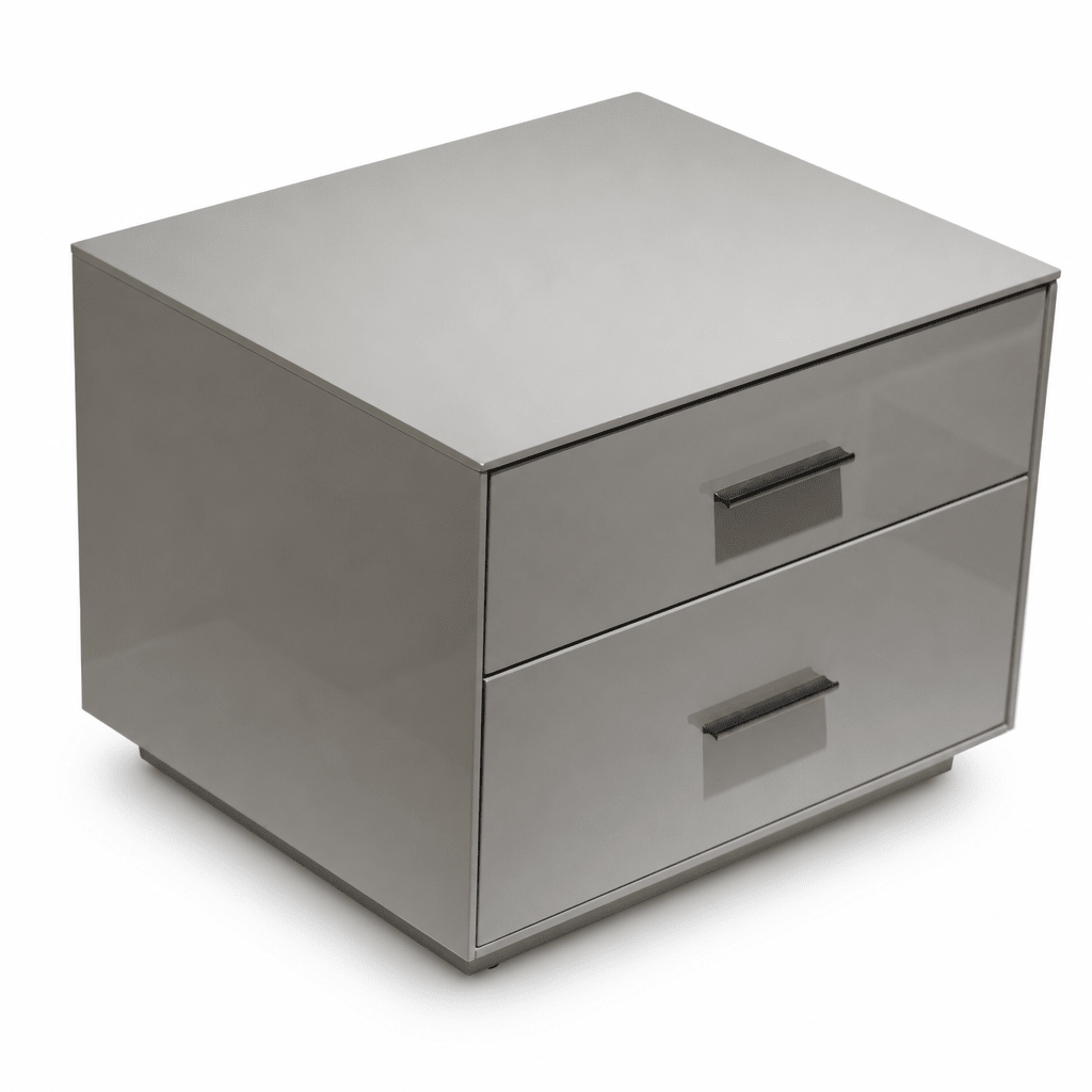 Minimalist Two-Drawer Nightstand - FURNIBLE.