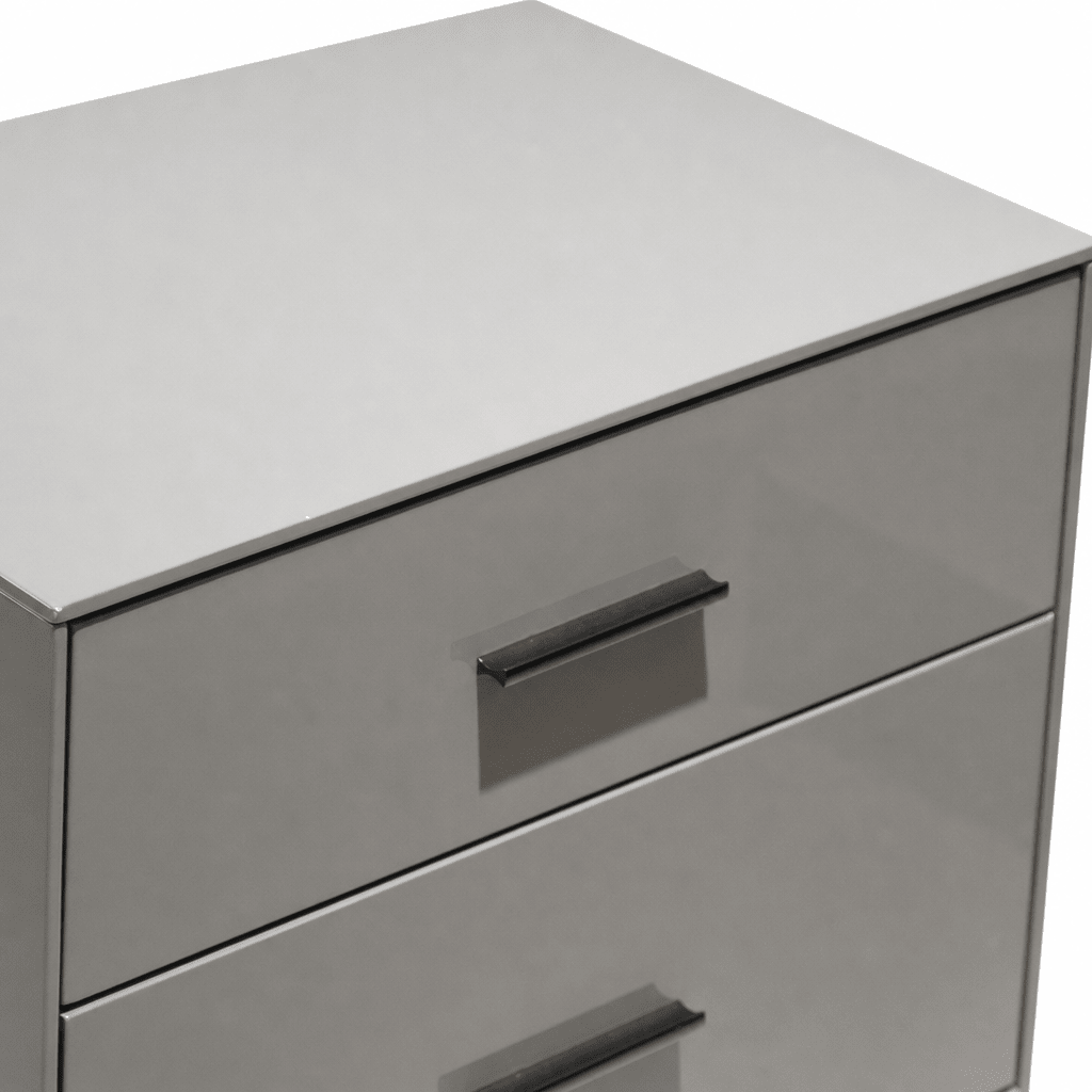 Minimalist Two-Drawer Nightstand - FURNIBLE.