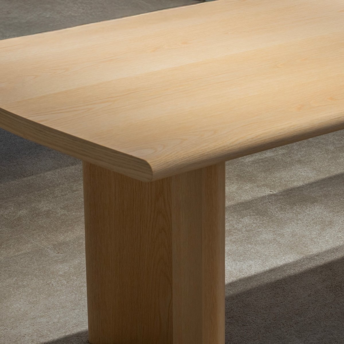 Monolithic Timber Dining Table - FURNIBLE.