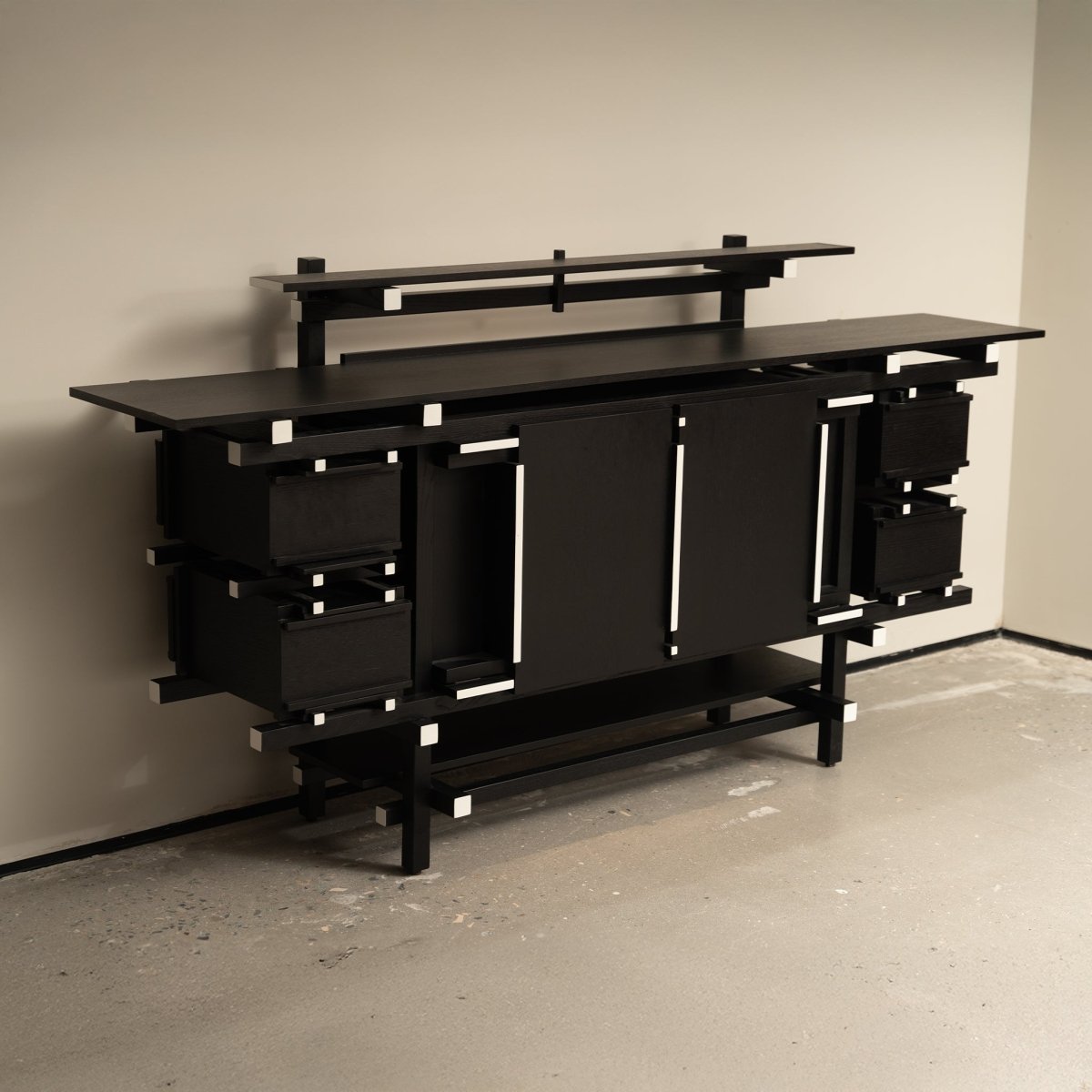 Obsidian Framework Credenza - FURNIBLE.