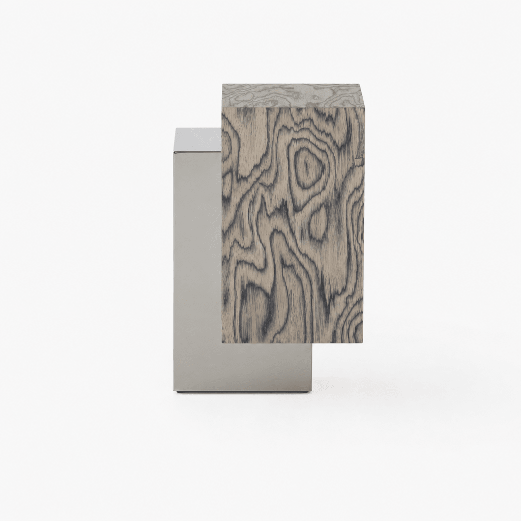 Offset Block Accent Table - FURNIBLE.