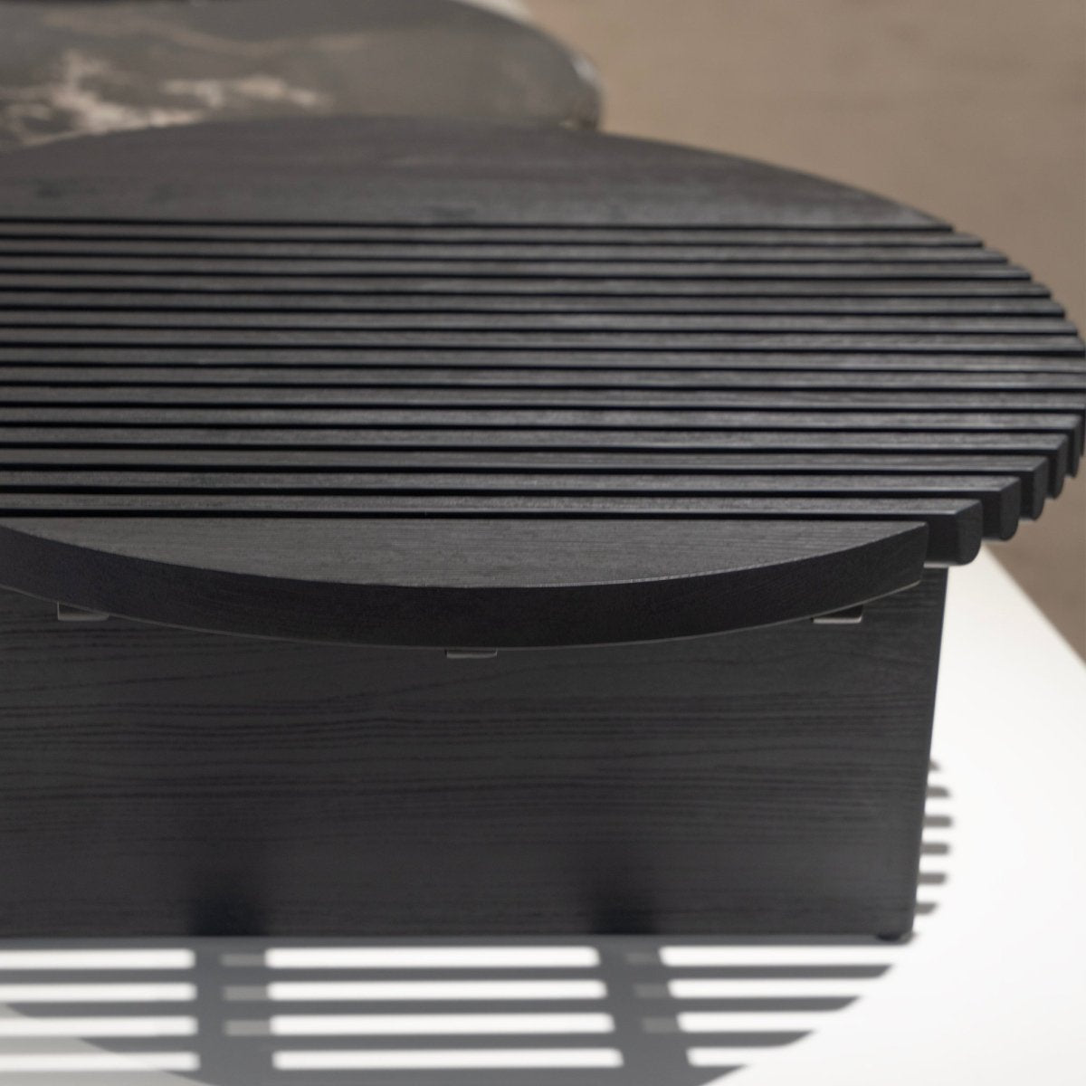 Rivulet Slatted Coffee Table - FURNIBLE.