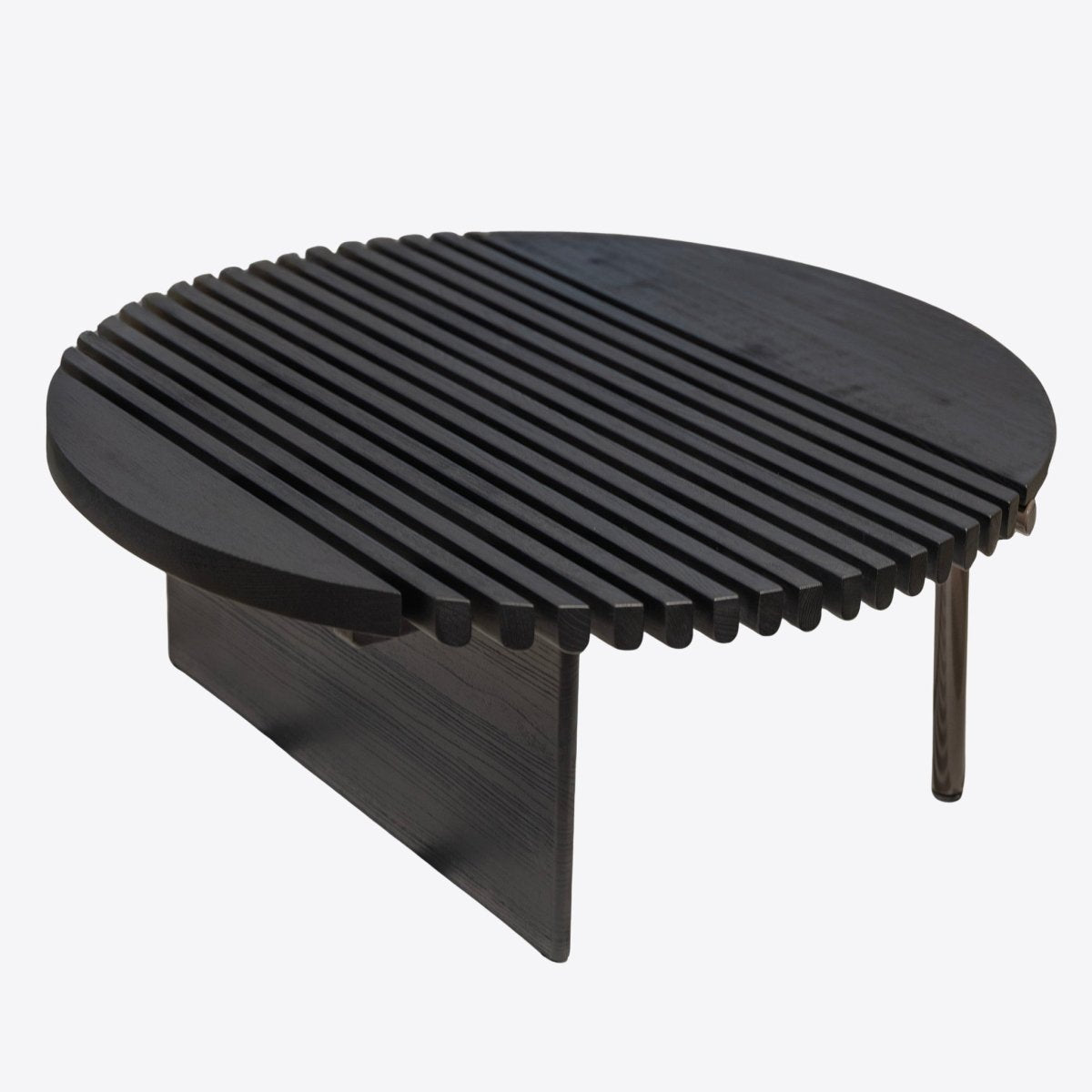 Rivulet Slatted Coffee Table - FURNIBLE.