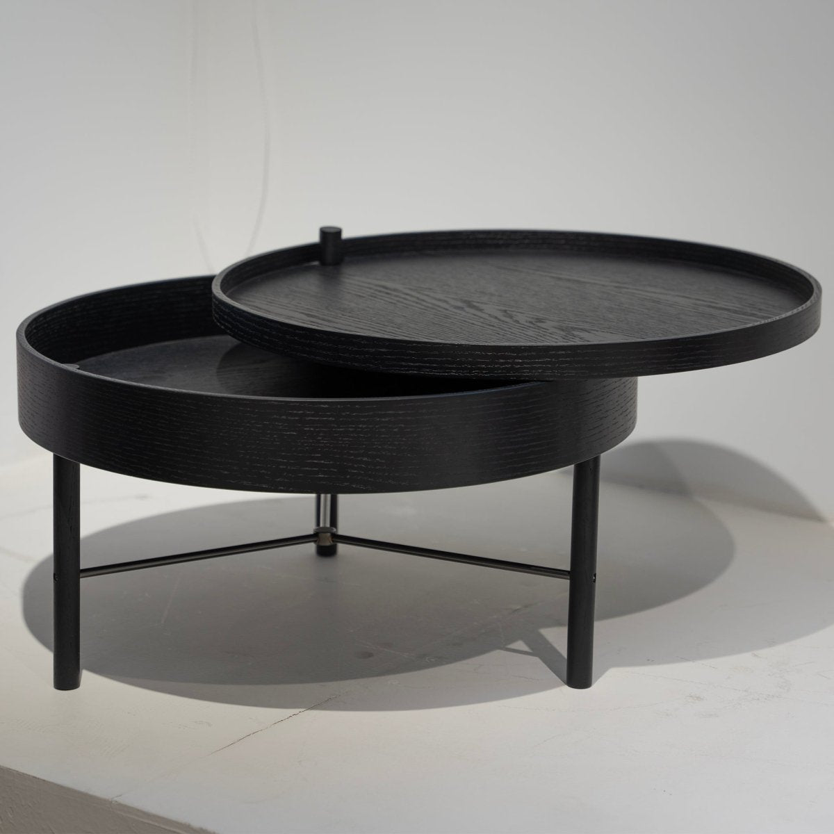 Rotating Tier Side Table - FURNIBLE.