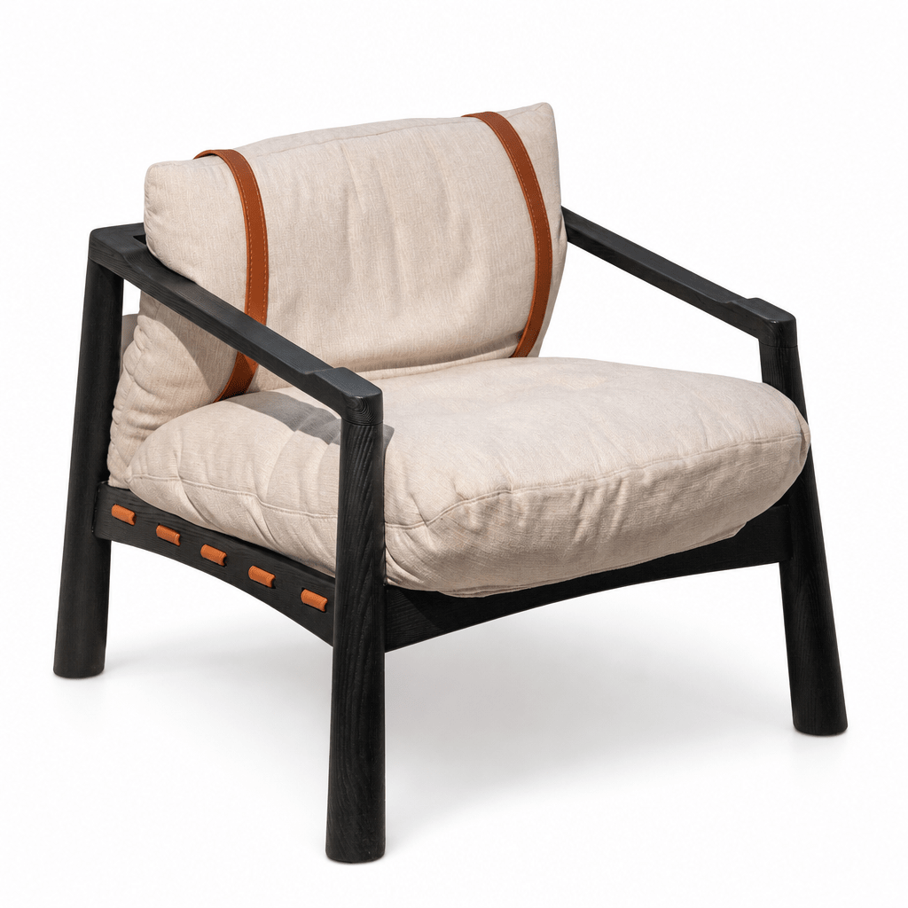 Saddle Strap Lounge Chair - FURNIBLE.