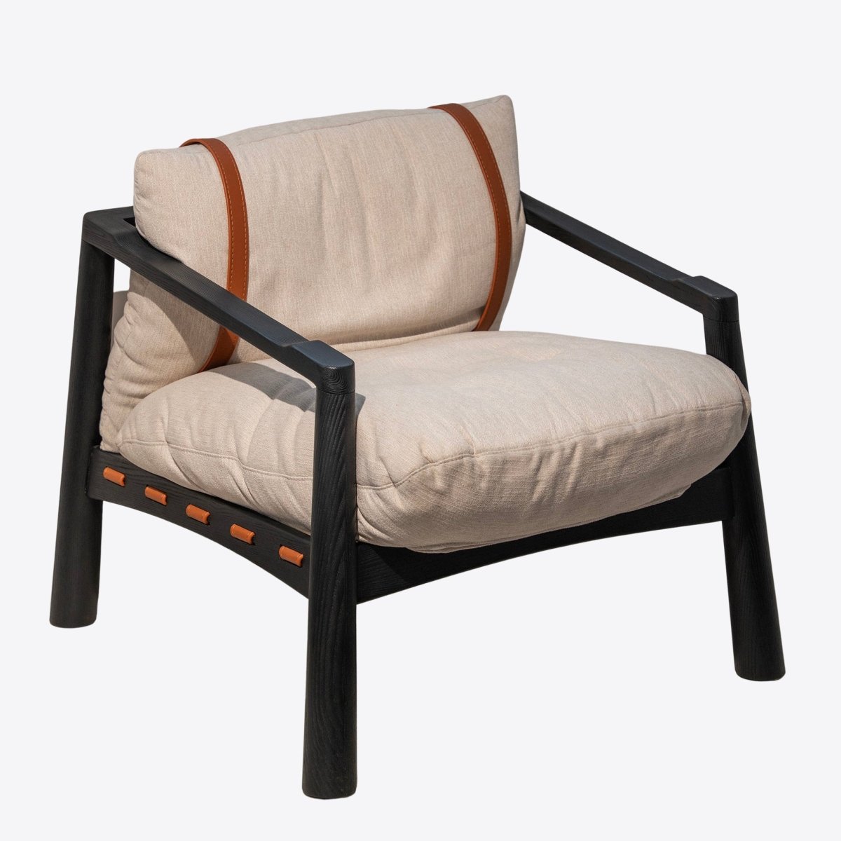 Saddle Strap Lounge Chair - FURNIBLE.