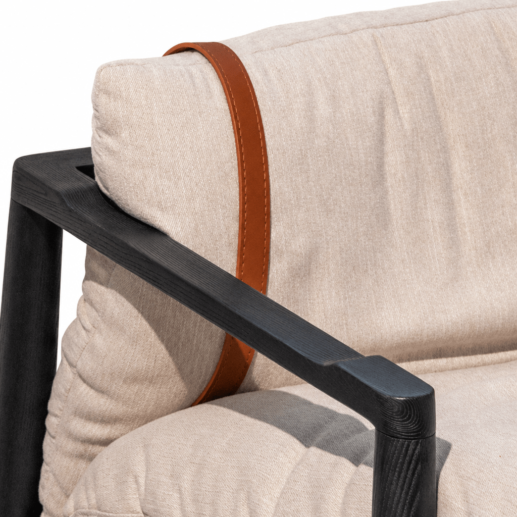 Saddle Strap Lounge Chair - FURNIBLE.