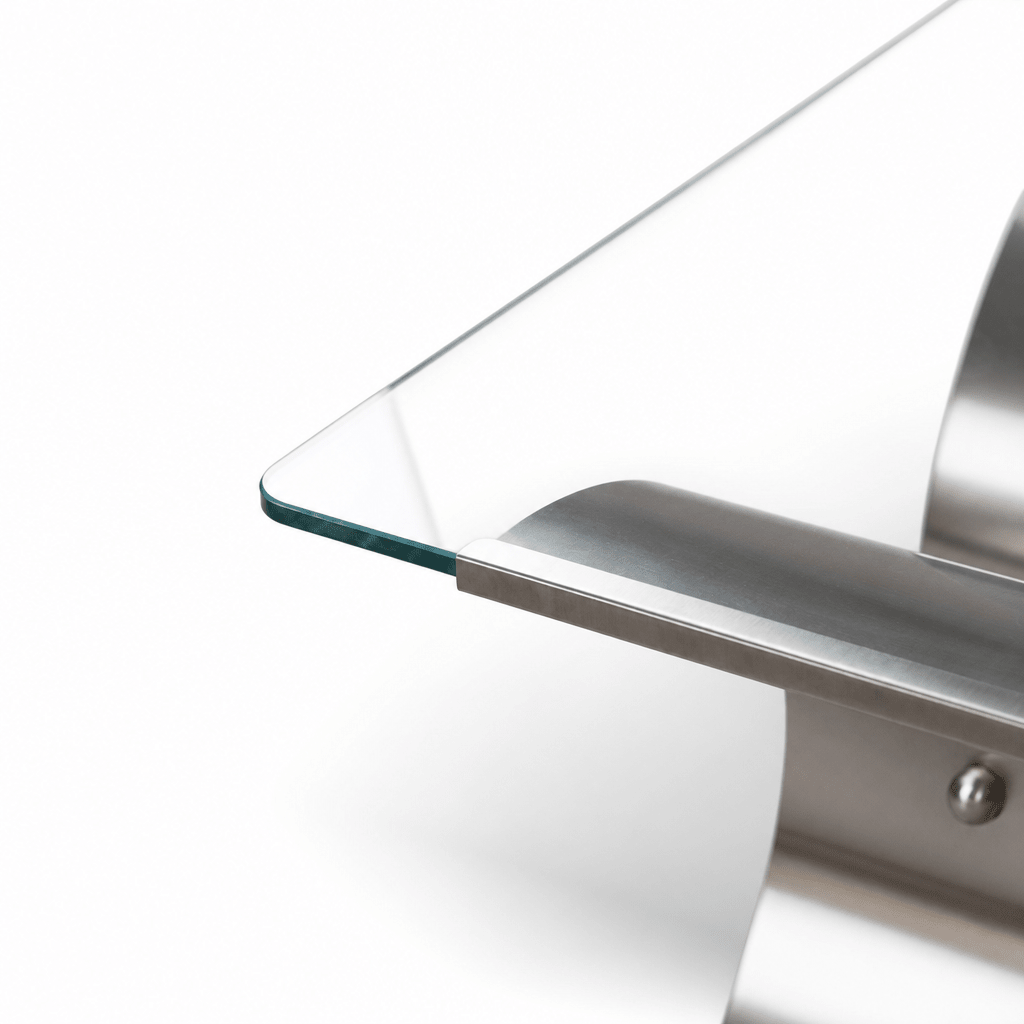 Sculpted Steel Side Table - FURNIBLE.