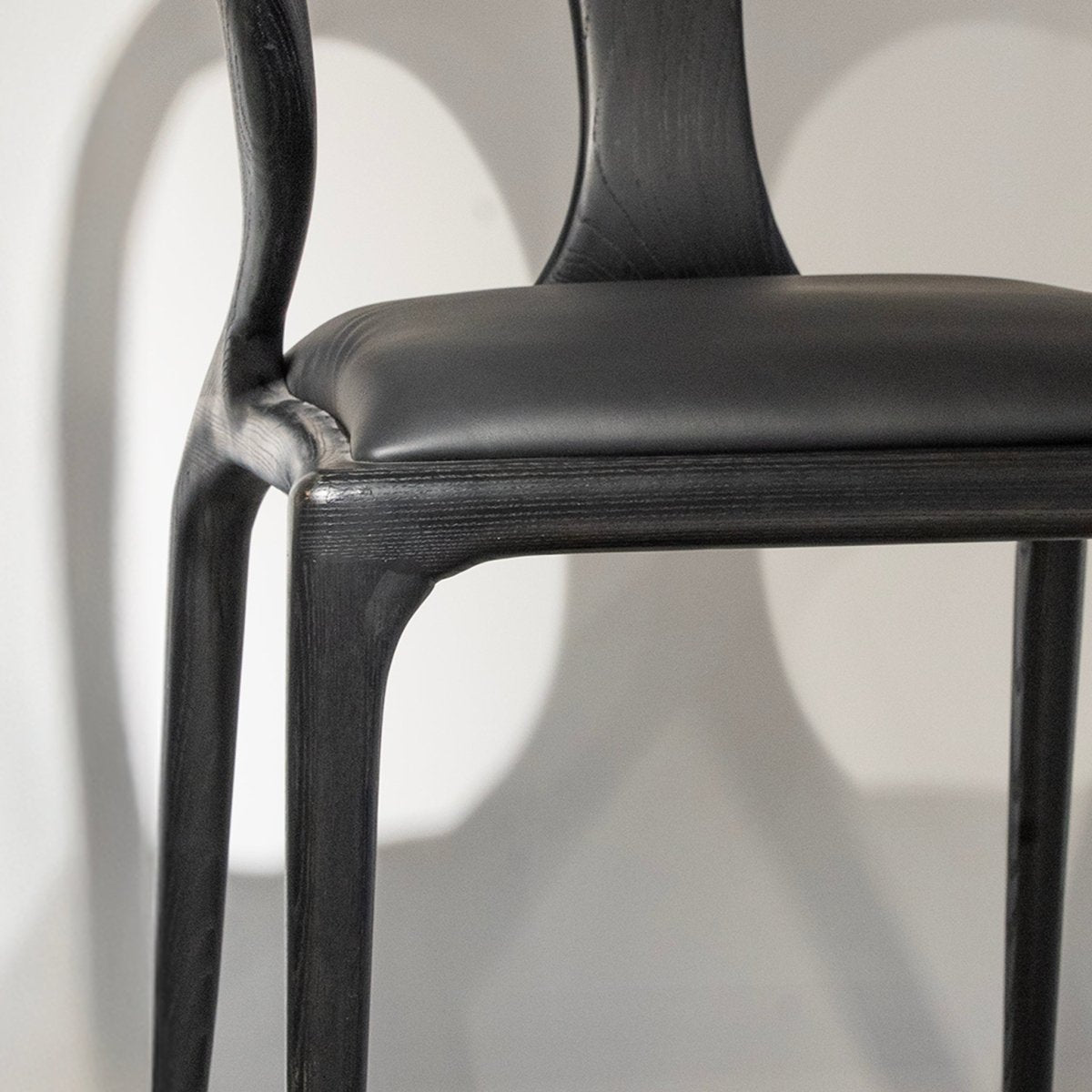 Sculpted Wood Dining Chair - FURNIBLE.