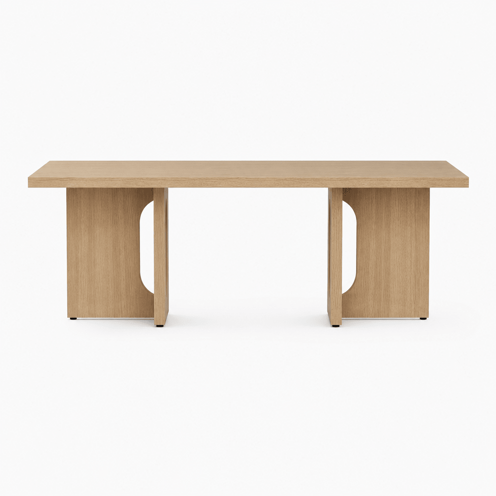 Seren White Oak Dining Table - FURNIBLE.