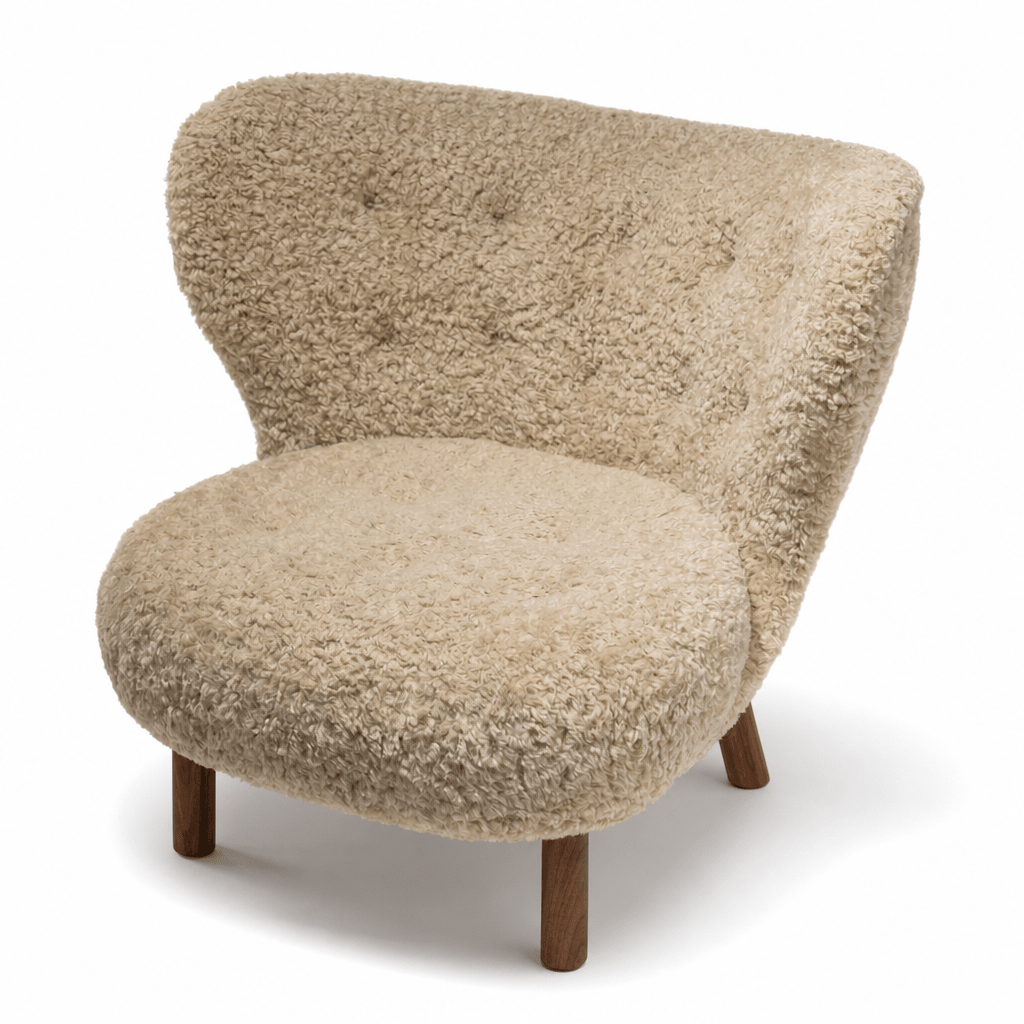 Shearling Snug Chair - FURNIBLE.