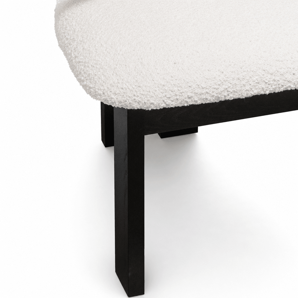Soft Bouclé Dining Chair - FURNIBLE.