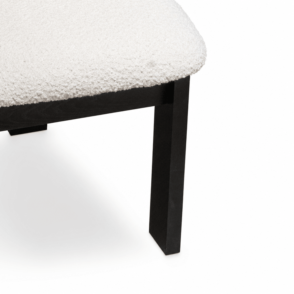 Soft Bouclé Dining Chair - FURNIBLE.