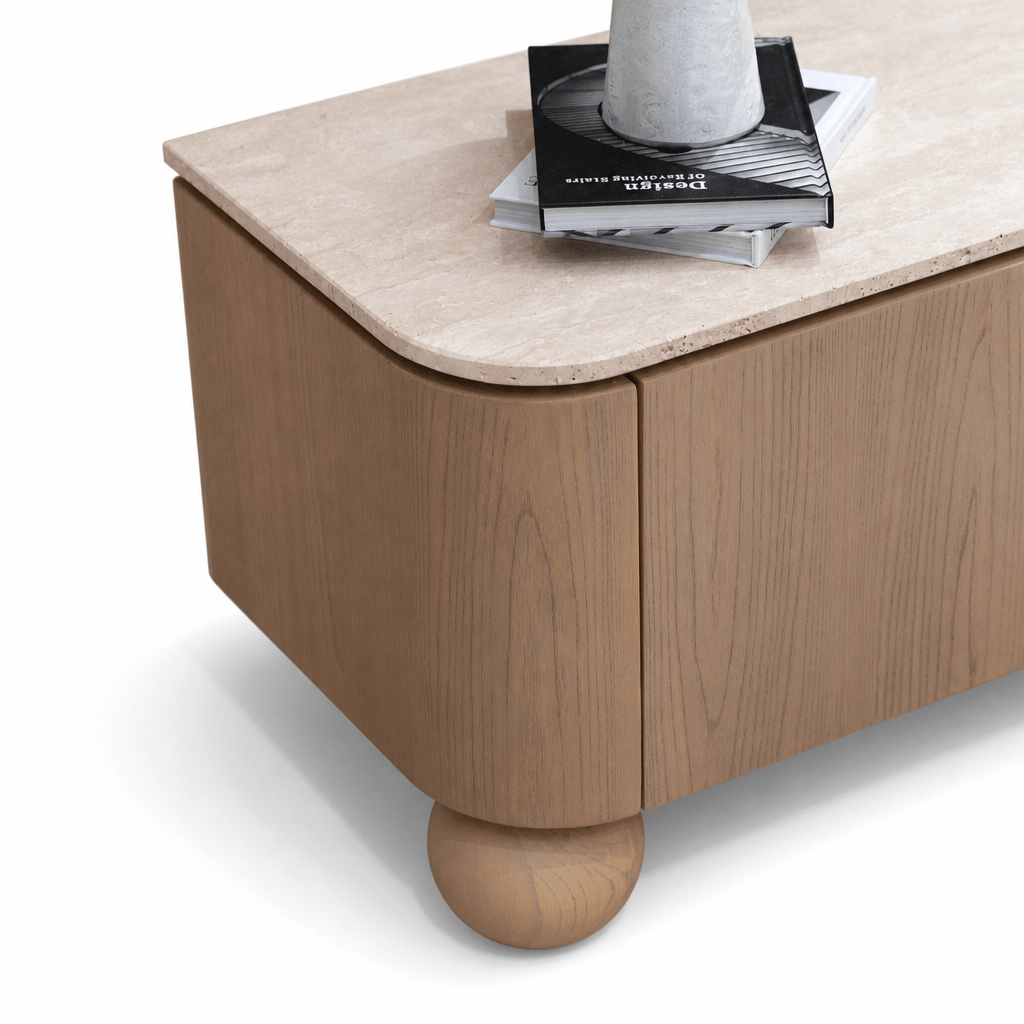 Solunna Stone Console - FURNIBLE.