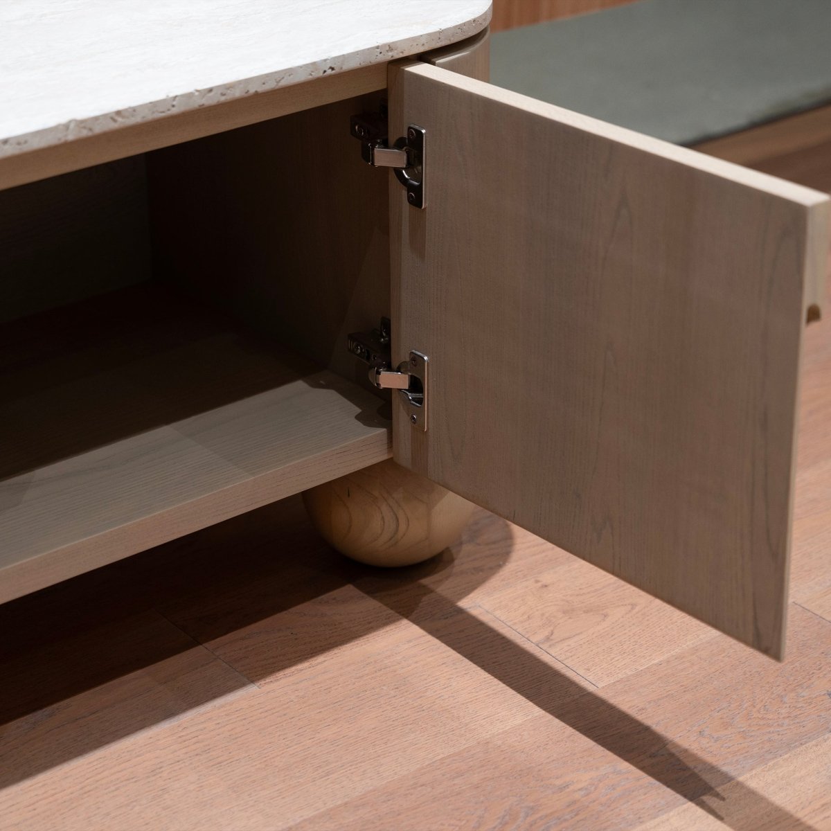 Solunna Stone Console - FURNIBLE.