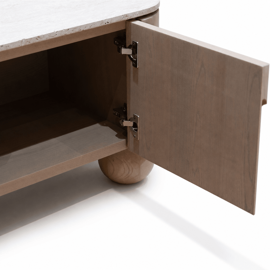 Solunna Stone Console - FURNIBLE.