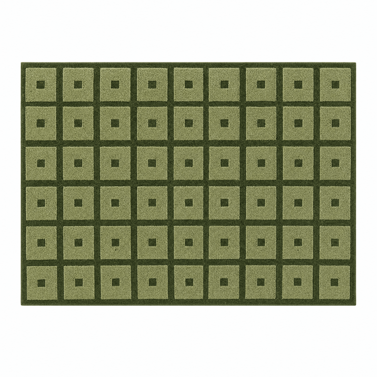 Square Grid Tufted Rug - FURNIBLE.