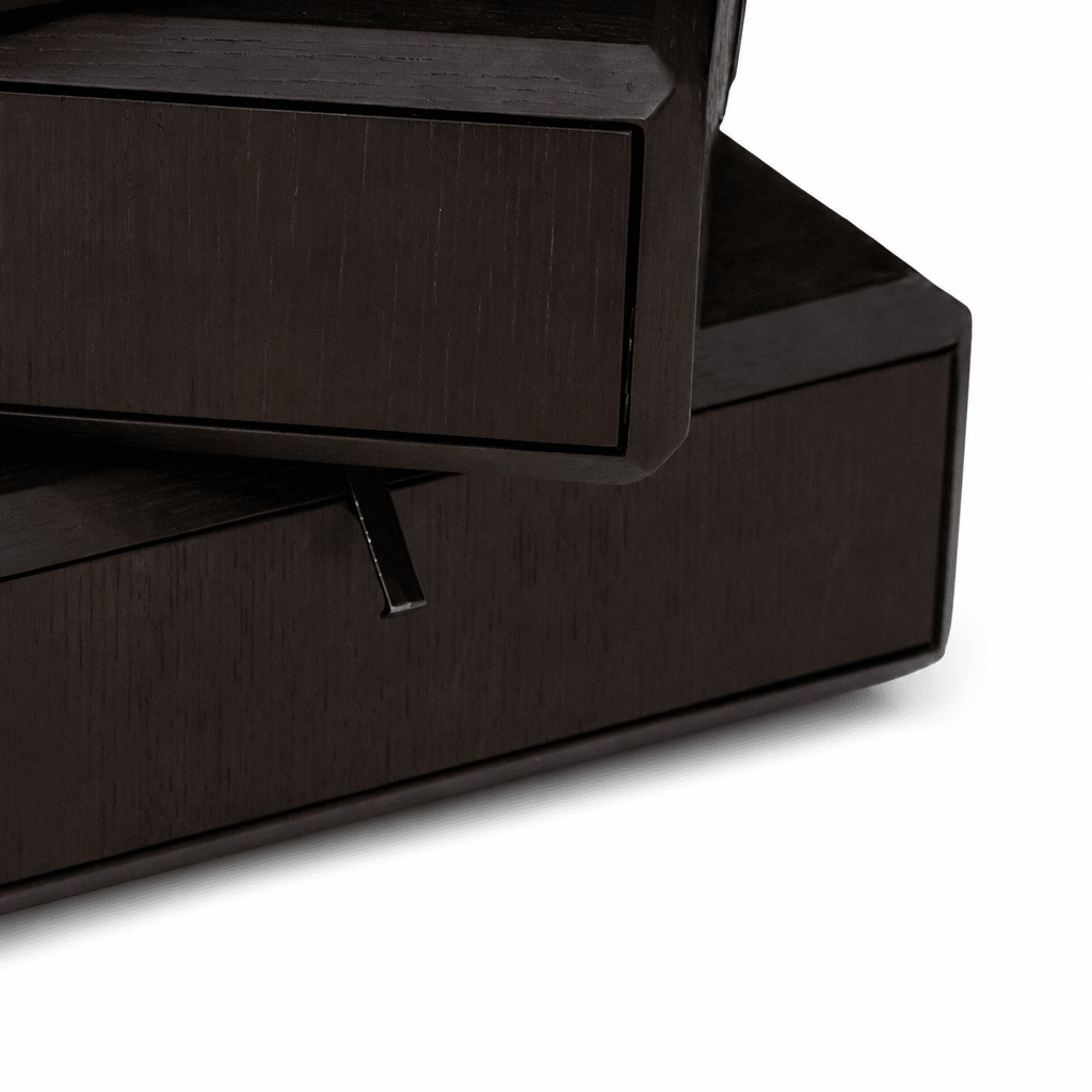 Stacked Noir Drawer Unit - FURNIBLE.