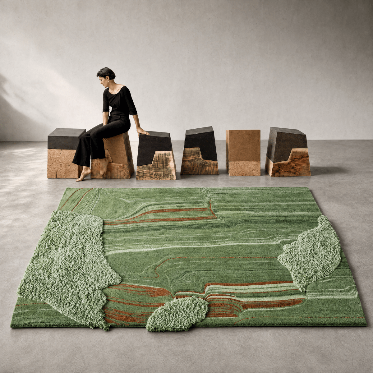 Terrain Contour Tufted Rug - FURNIBLE.