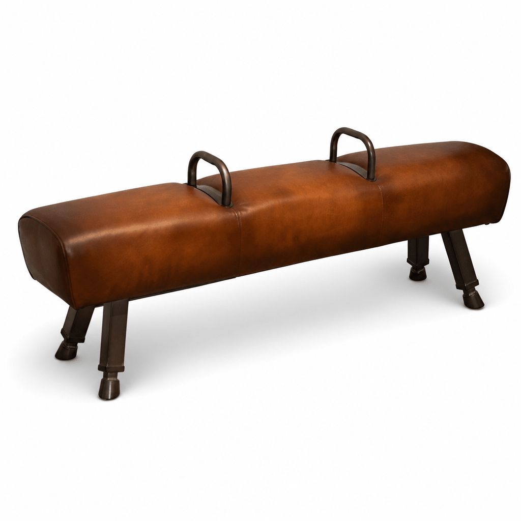 Vault Leather Bench - FURNIBLE.