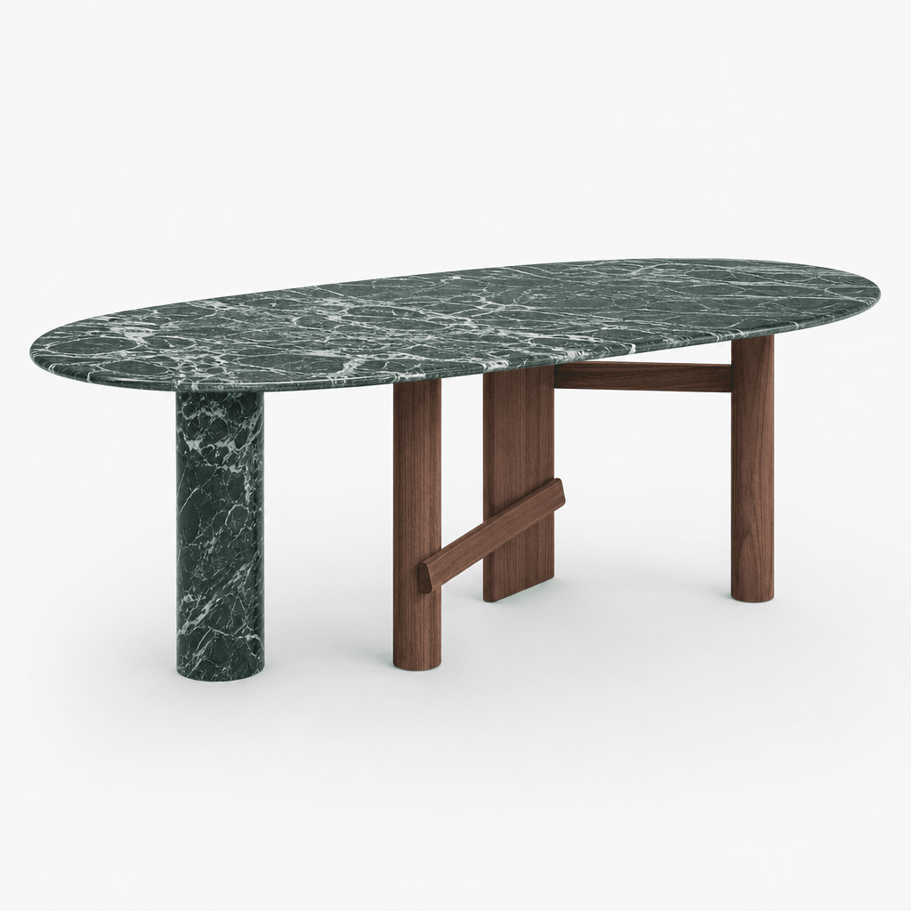 Verde Oval Dining Table - FURNIBLE.