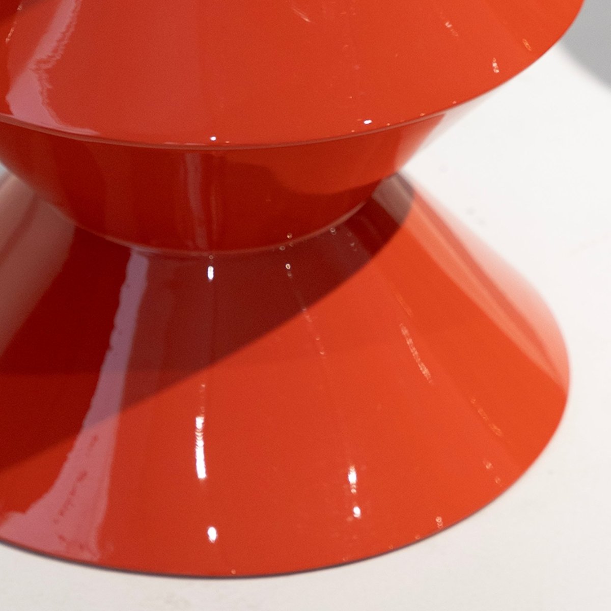 Vermillion Hourglass Accent Table - FURNIBLE.