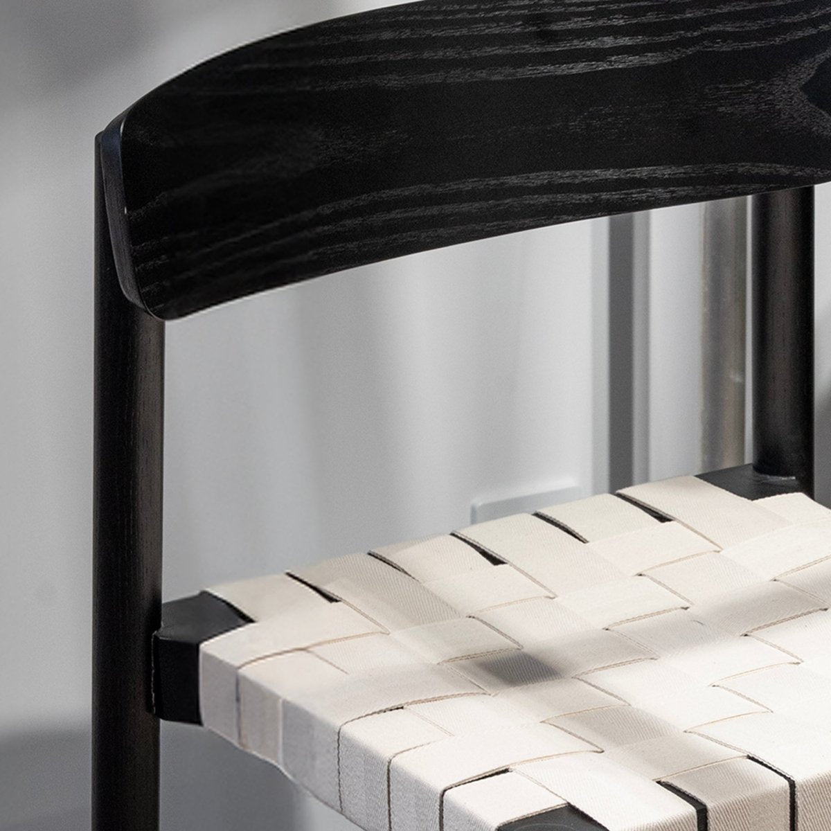 Woven Strap Dining Chair - FURNIBLE.