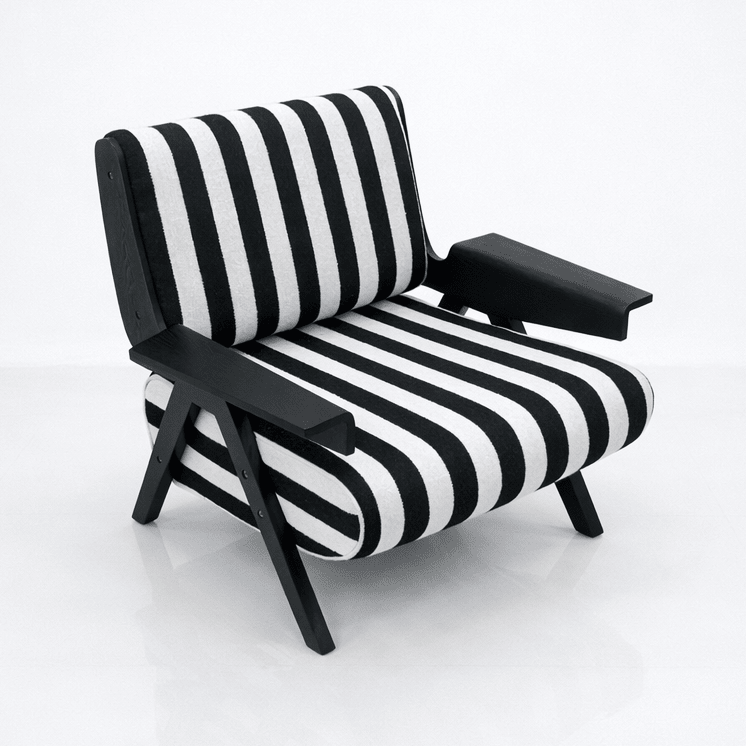 Zebra Armchair - FURNIBLE.