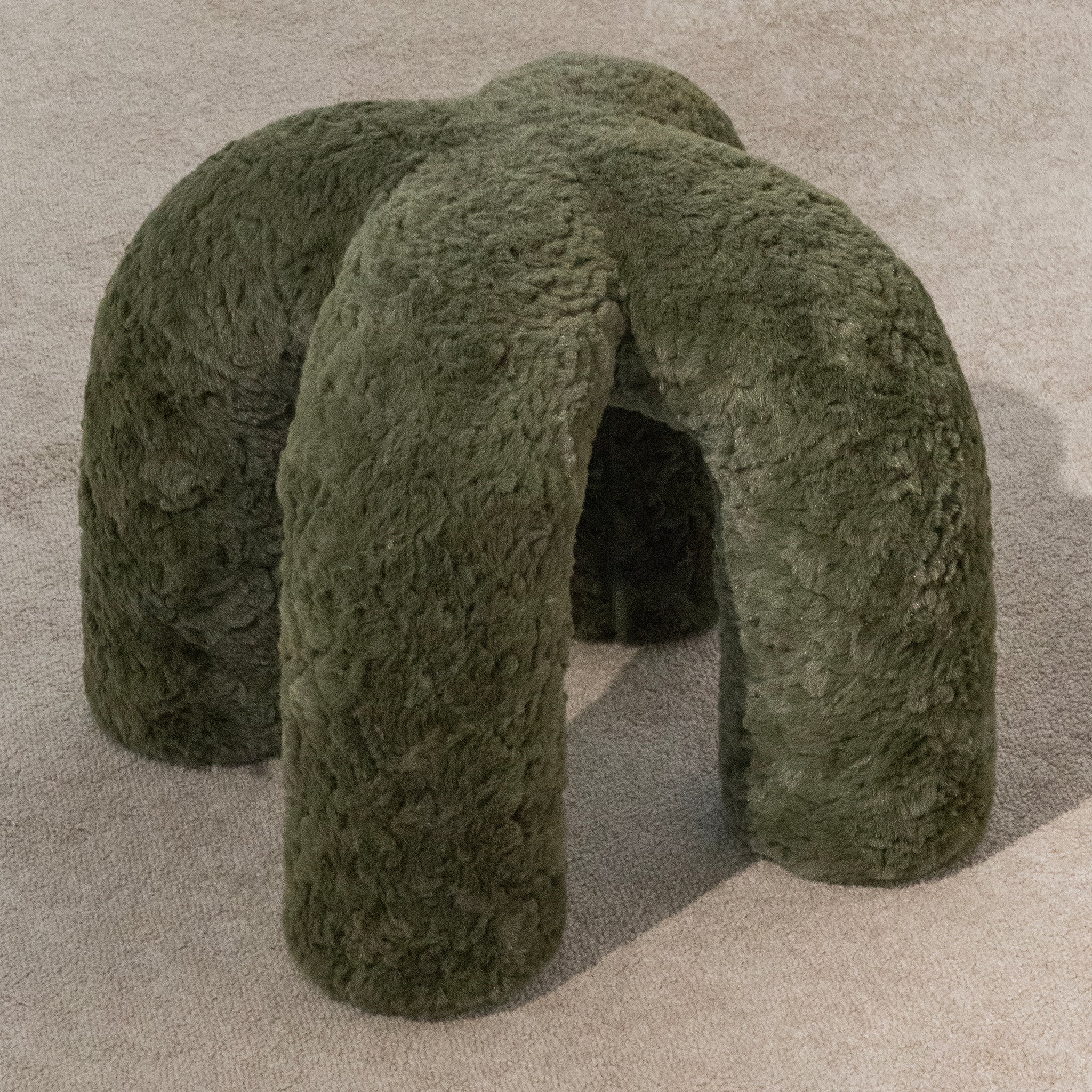 Moss Green Elemental Stool