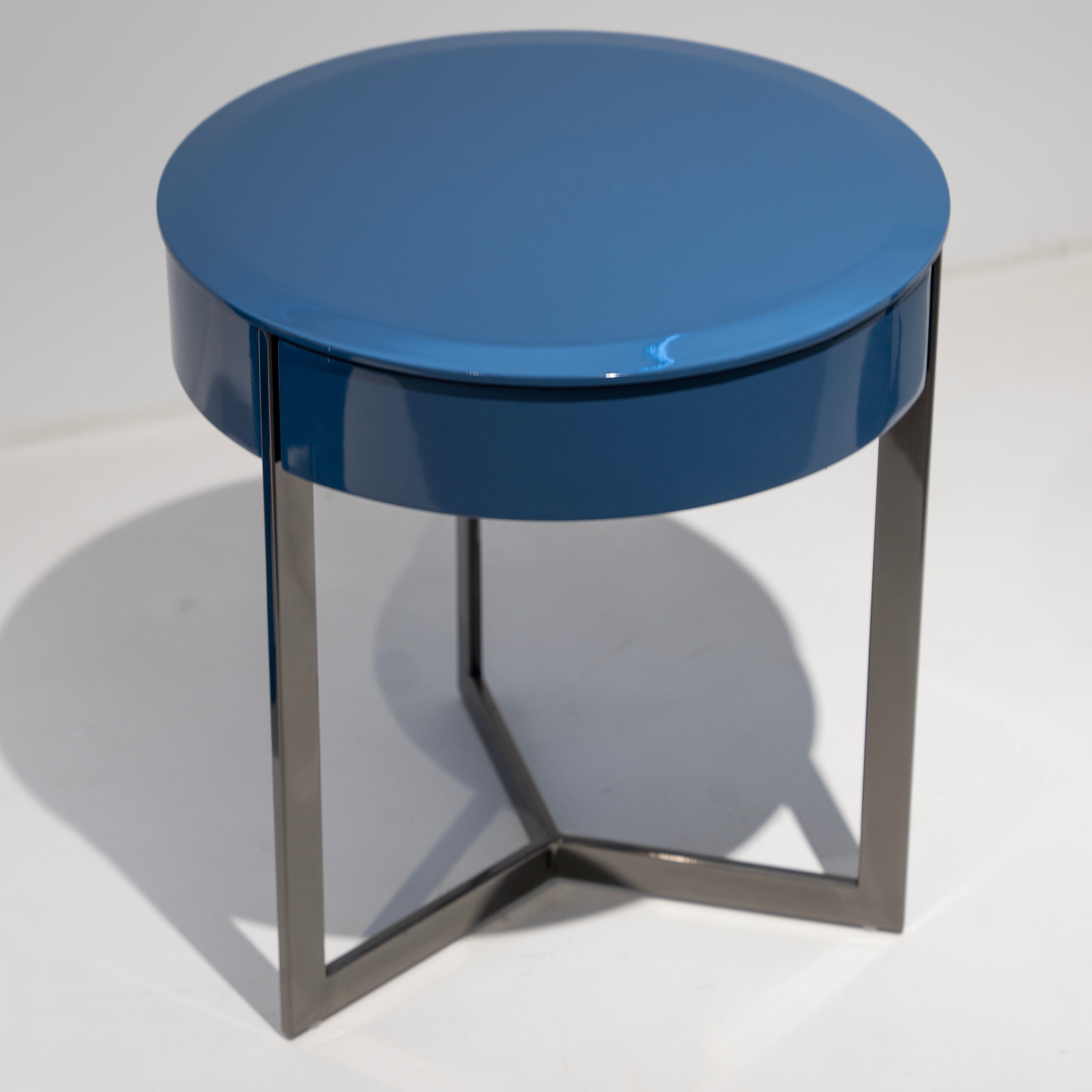 Azure Orbit Side Table