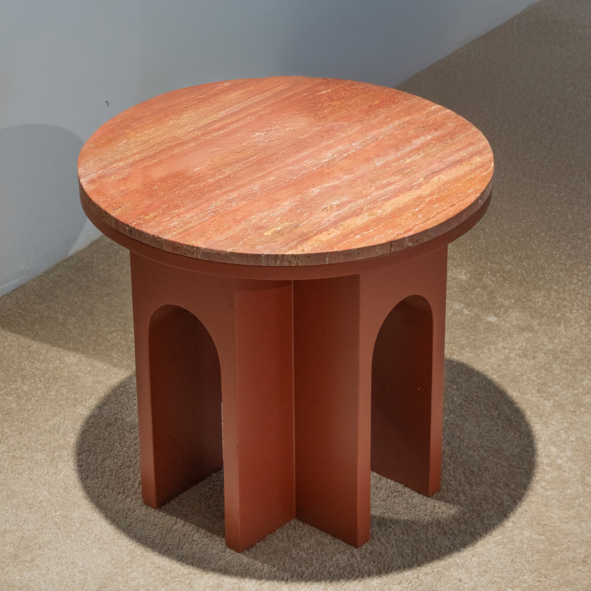 Terra Cotta Arch Side Table