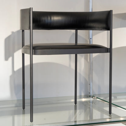 Industrial Frame Leather Chair