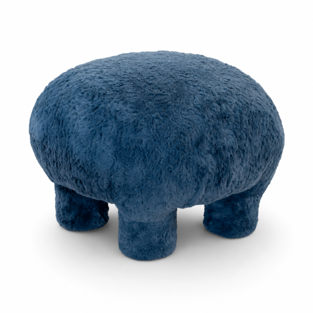 Azure Cloud Ottoman
