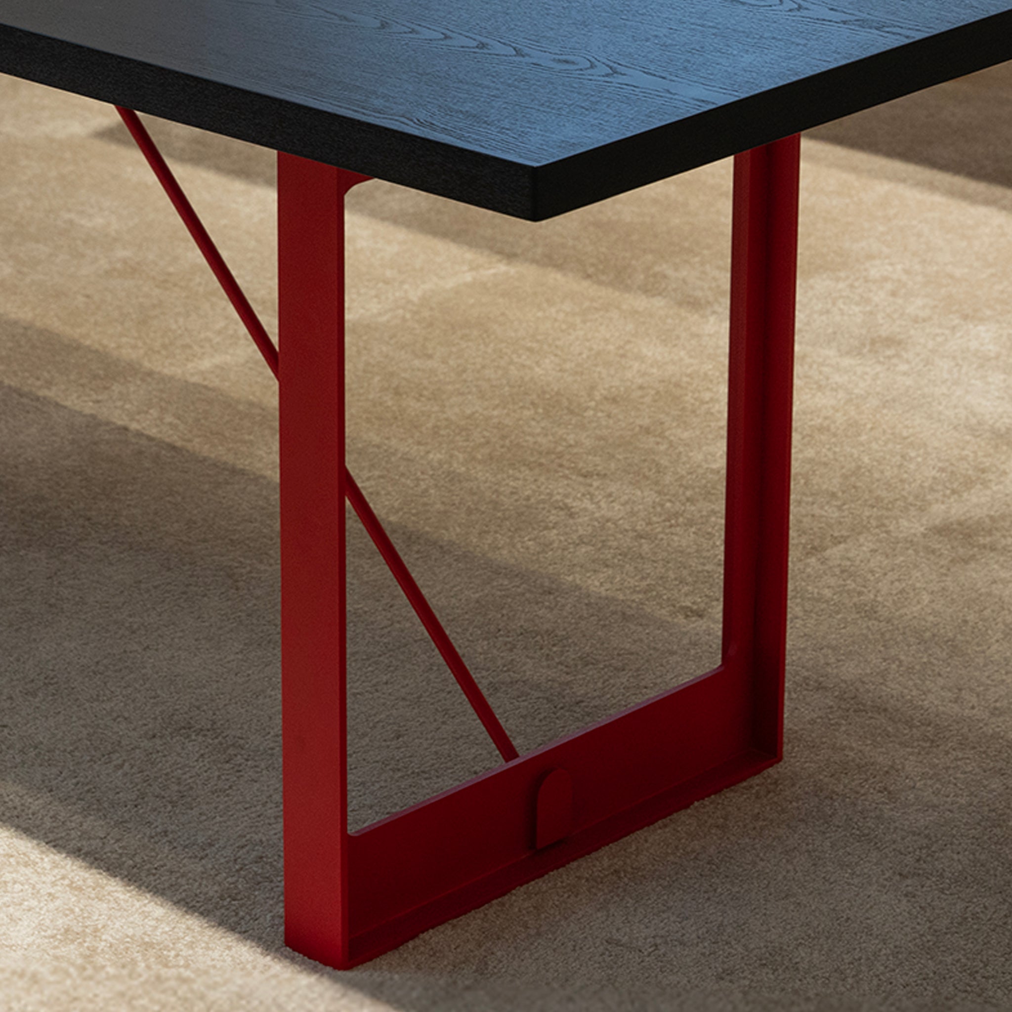 Linear Contrast Dining Table