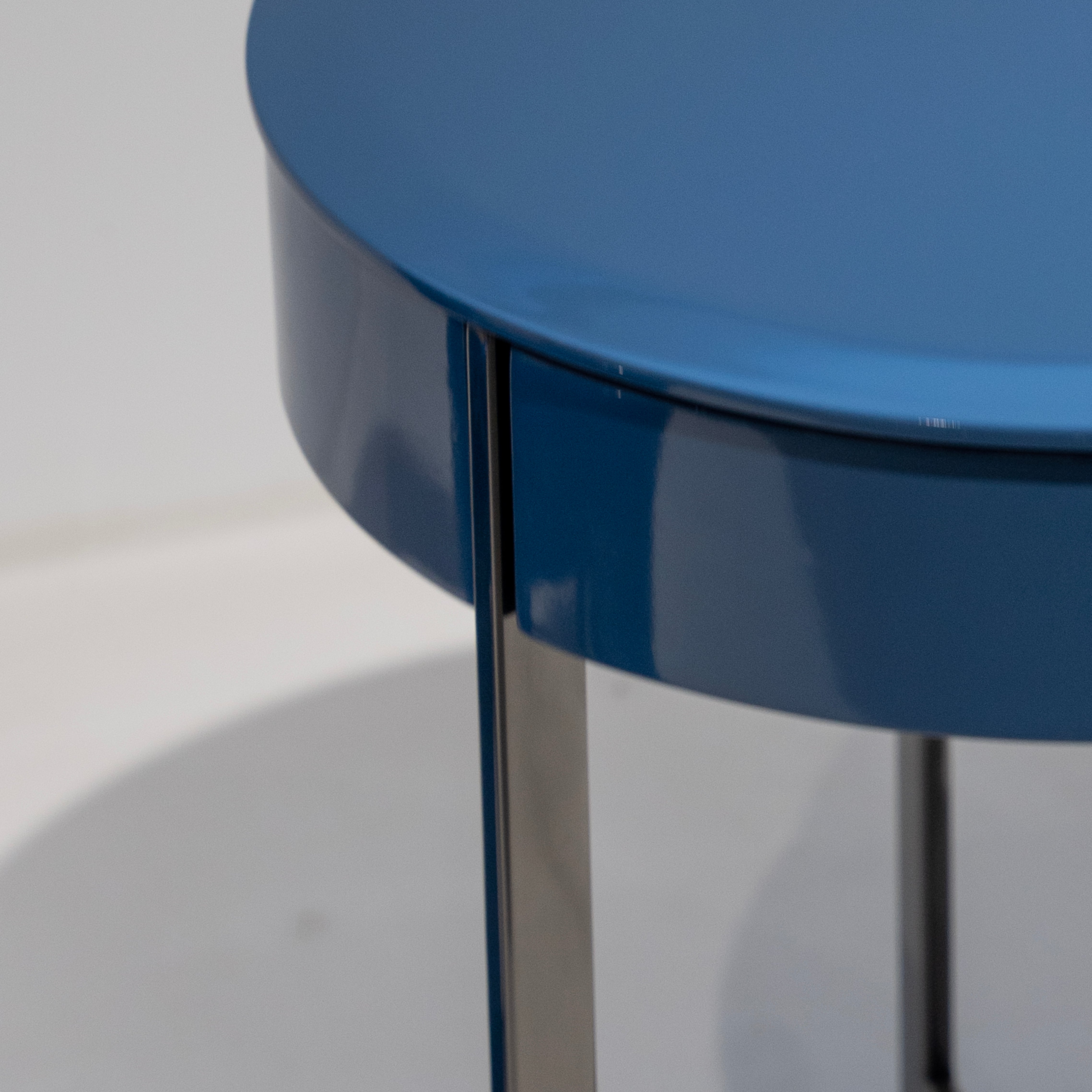 Azure Orbit Side Table