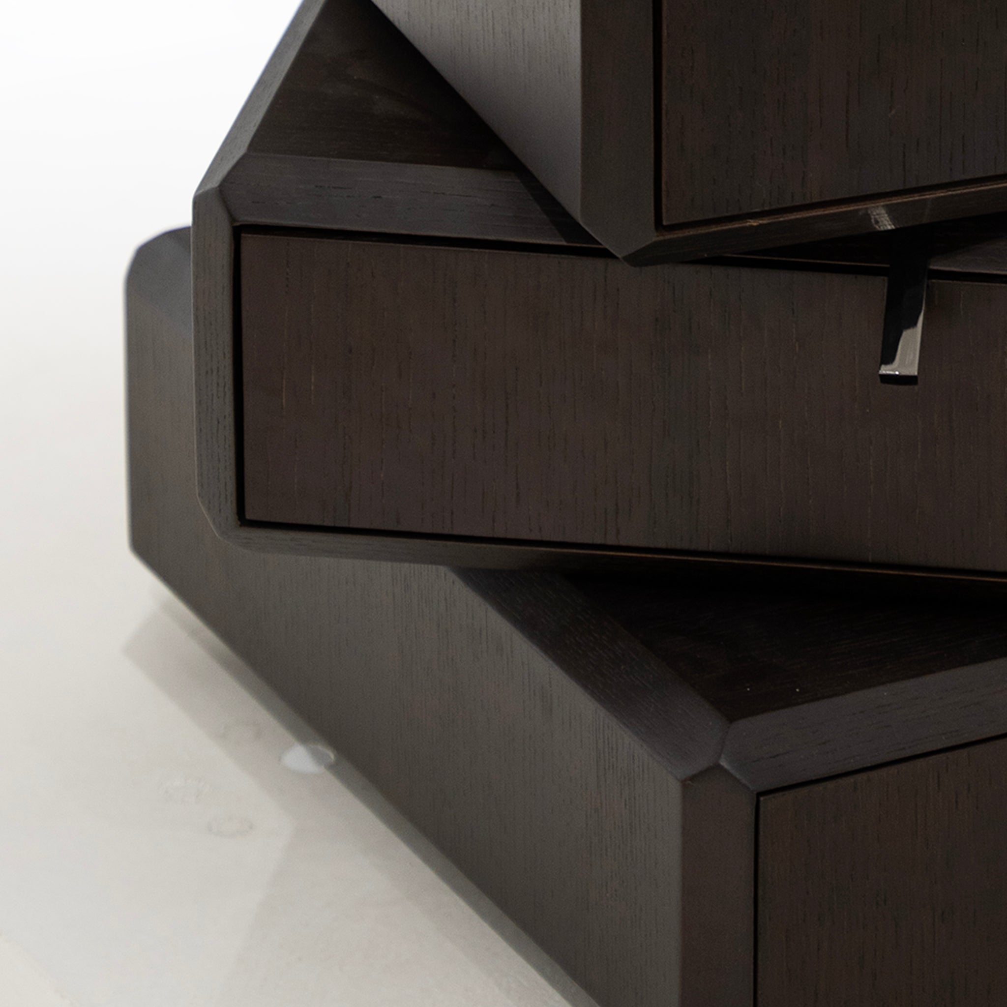 Stacked Noir Drawer Units