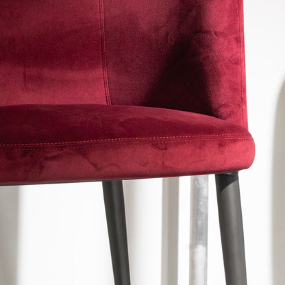 Ruby Velvet Dining Chair
