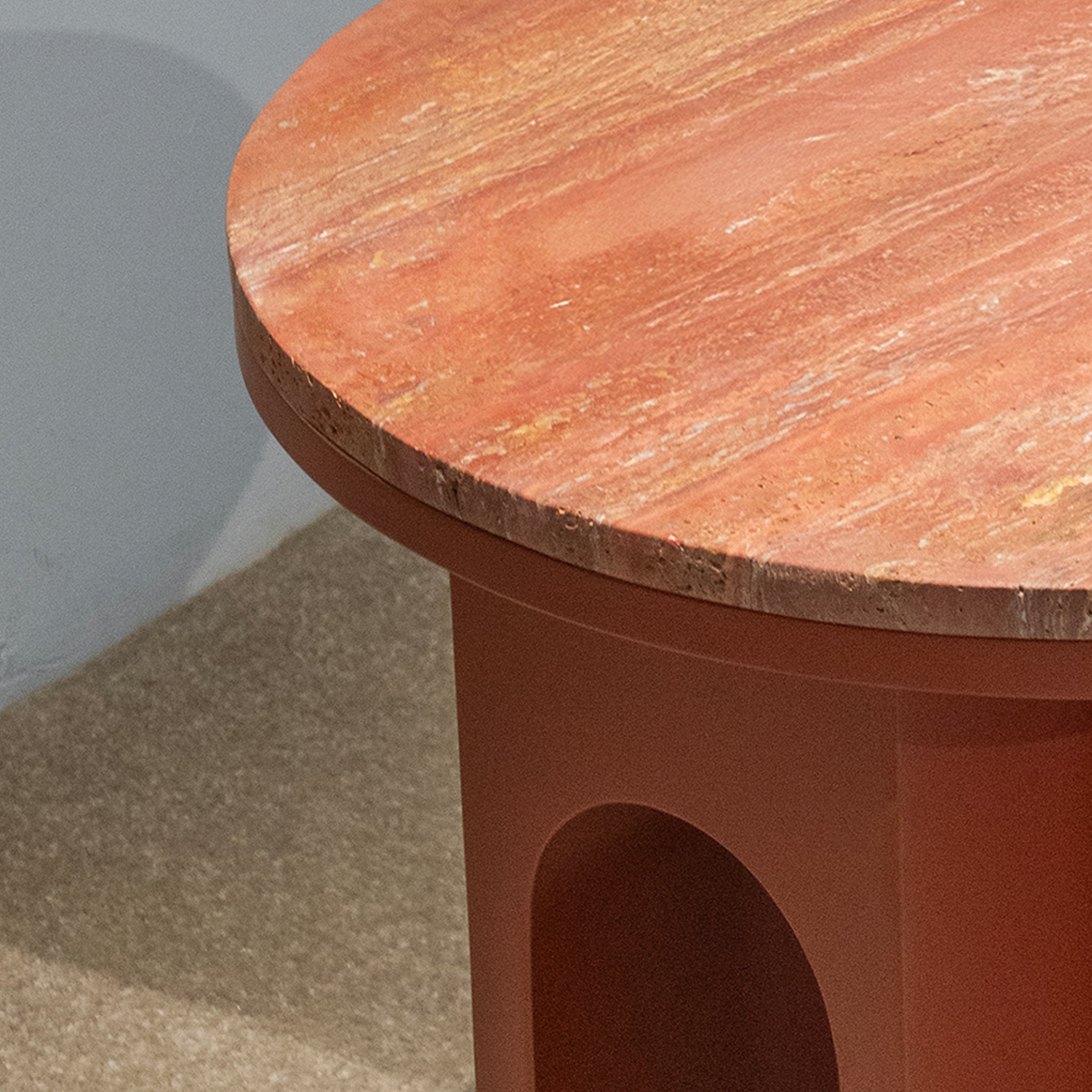 Terra Cotta Arch Side Table