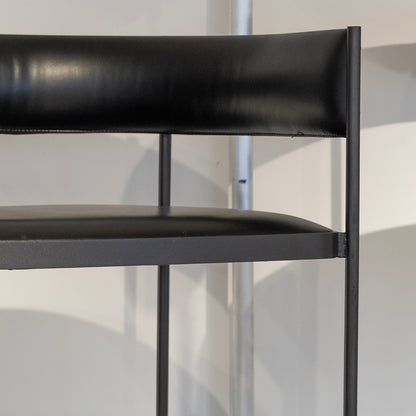 Industrial Frame Leather Chair