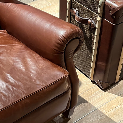 Chesterfield Armchair with Swivel Tray