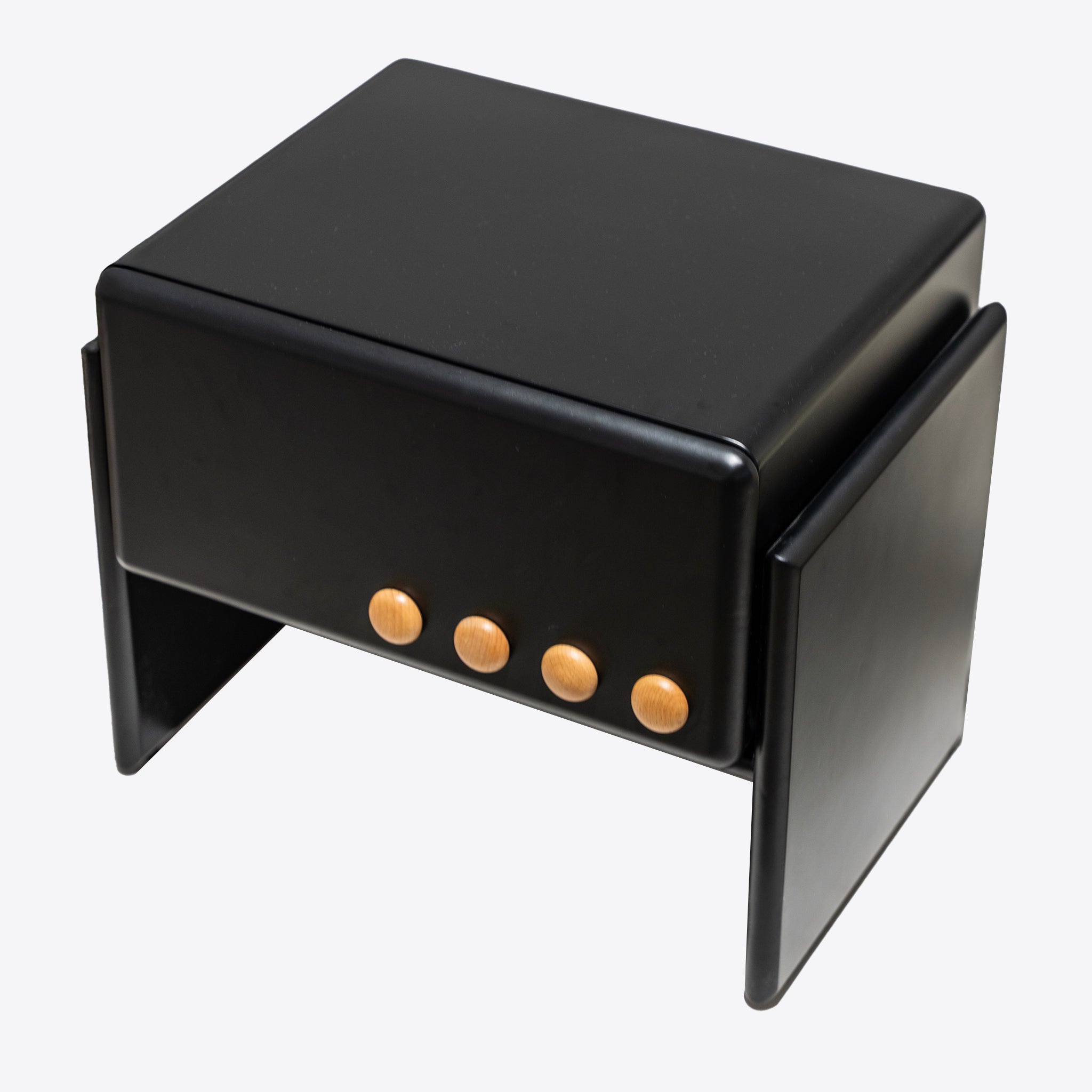 Pale Cube Accent Stool