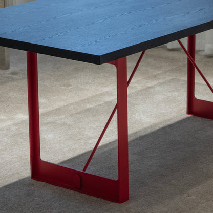 Linear Contrast Dining Table
