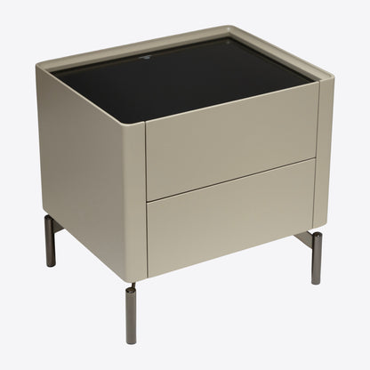 Refined Rectangular Nightstand