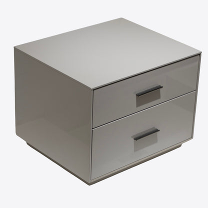 Minimalist Two-Drawer Nightstand