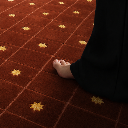 Star Grid Tufted Rug