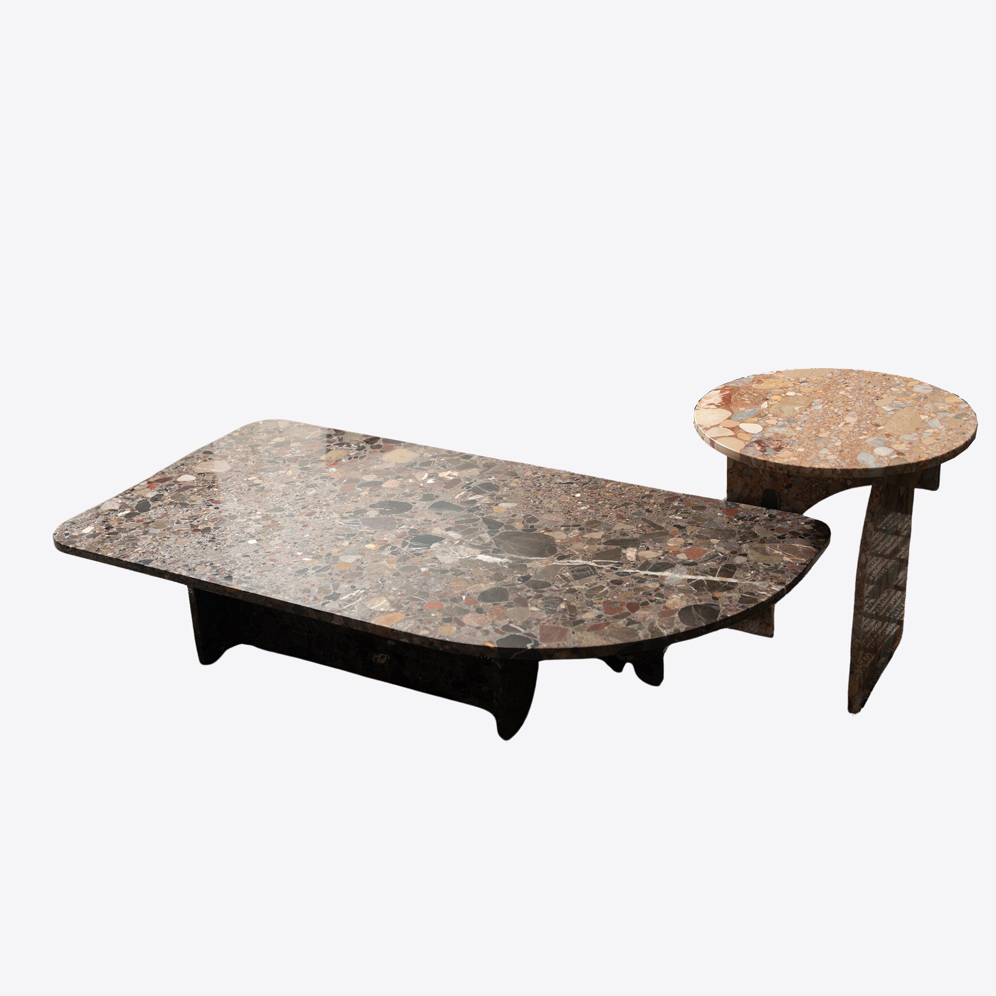 Terrazzo Coffee Table Set