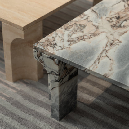 Duo Marble Coffee Table set