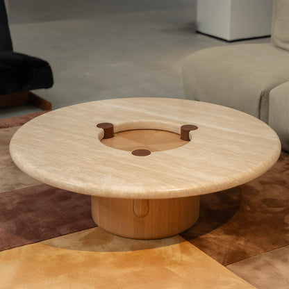 Round Wooden Coffee Table